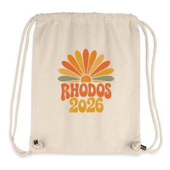 Rhodes 2026 Sunbeam Retro - Stanley/Stella Recycled Gym Bag - natural - Front