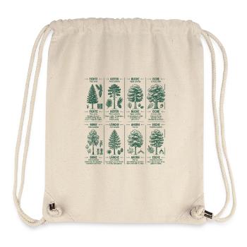Baumarten Holz Wald Forstwirtschaft Forst Förster - Stanley/Stella recycelter Gym Bag - Naturweiß - Vorne