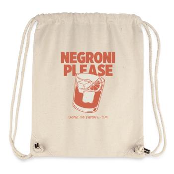 Negroni Please - Retro Cocktail & Happy Hour - Stanley/Stella recycelter Gym Bag - Naturweiß - Vorne
