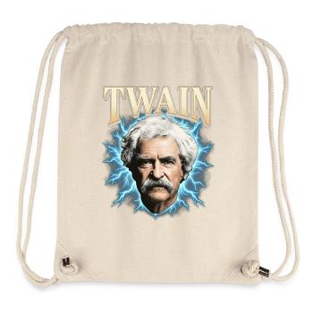 Mark Twain Donner - Stanley/Stella recycelter Gym Bag - Naturweiß - Vorne