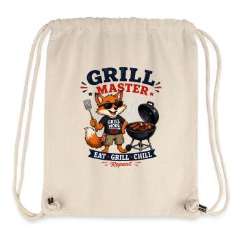 Grillmeister Fuchs BBQ Motiv - Stanley/Stella recycelter Gym Bag - Naturweiß - Vorne