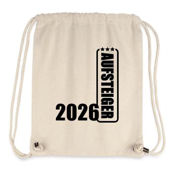 Aufsteiger_2026_lneu - Stanley/Stella recycelter Gym Bag - Naturweiß - Vorne