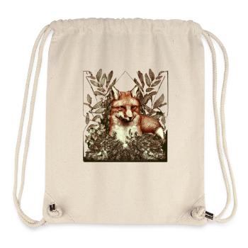 Cottagecore Fox Vintage - Sac à cordon recyclé Stanley/Stella - blanc naturel - Devant