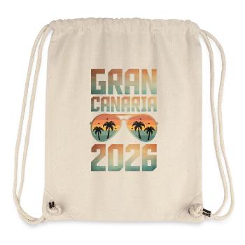 Grande Canarie 2026 - Sac à cordon recyclé Stanley/Stella - blanc naturel - Devant
