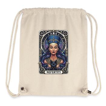 Tarotkarte der Nofretete - Stanley/Stella recycelter Gym Bag - Naturweiß - Vorne