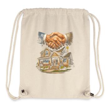 Real Estate Agent Broker - Stanley/Stella Recycled Gym Bag - natural - Front