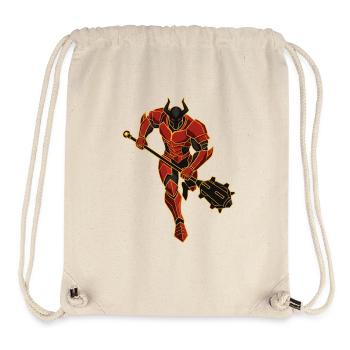 Teufel Dämon Maske Tod Fantasy Satan Halloween - Stanley/Stella recycelter Gym Bag - Naturweiß - Vorne