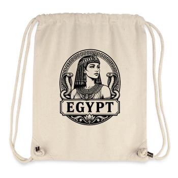 Cleopatra Egypt Königin Nil Pyramiden - Stanley/Stella Recycled Gym Bag - natural - Front