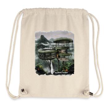 BILLIONAIRE HIDEAWAY - Futuristic Jungle Villa  - Stanley/Stella Recycled Gym Bag - natural - Front