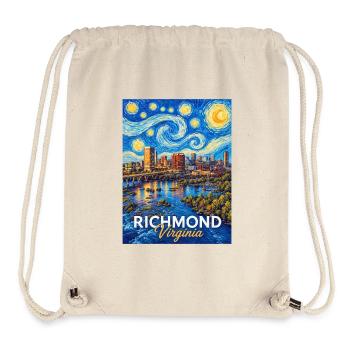Richmond Starry Skyline Virginia - Stanley/Stella Recycled Gym Bag - natural - Front