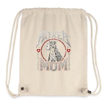 Boxer Mom im Metal Stil - Stanley/Stella recycelter Gym Bag - Naturweiß - Vorne