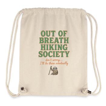 Société de randonnée essoufflée - Sac à cordon recyclé Stanley/Stella - blanc naturel - Devant