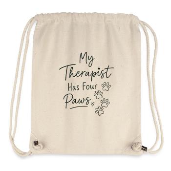 Four Paws Therapy Companion - Stanley/Stella Recycled Gym Bag - natural - Front