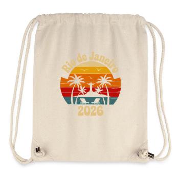 Río de Janeiro 2026 Sonnenuntergang - Stanley/Stella recycelter Gym Bag - Naturweiß - Vorne