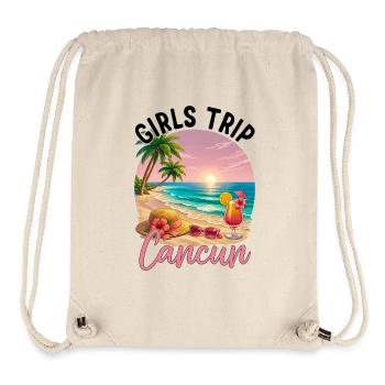 Girls Trip Cancun - Stanley/Stella Recycled Gym Bag - natural - Front