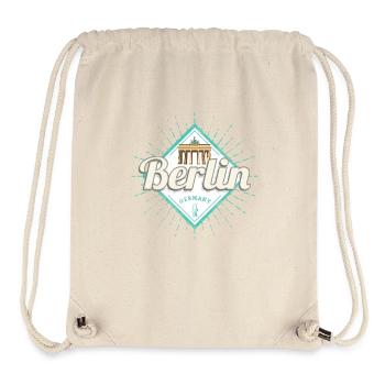Berlin in Deutschland Vintage Souvenir - Stanley/Stella recycelter Gym Bag - Naturweiß - Vorne