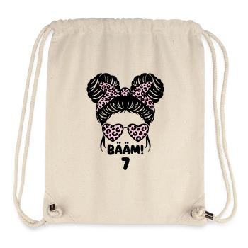 Seventh Birthday for a Birthday Girl - Stanley/Stella Recycled Gym Bag - natural - Front