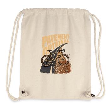 Pavement Optional Gravel Cycling Dirty Road Rebel - Stanley/Stella Recycled Gym Bag - natural - Front