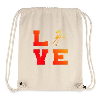 Pickleball athlete Geschenkidee für den Geburtstag - Stanley/Stella recycelter Gym Bag - Naturweiß - Vorne