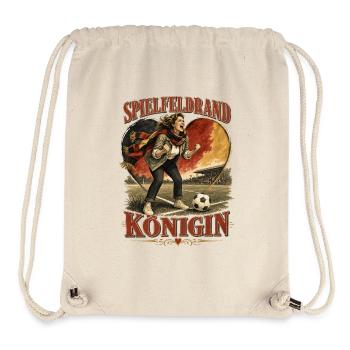Königin des Spielelfelds - Stanley/Stella recycelter Gym Bag - Naturweiß - Vorne