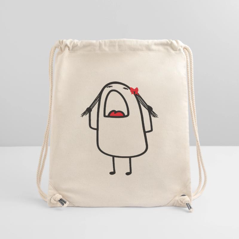 Red Bow Backpack Buddy Stanley/Stella Recycled Gym Bag