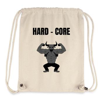 Hard Core Minotaurus Power - Stanley/Stella recycelter Gym Bag - Naturweiß - Vorne