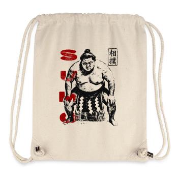 Traditioneller Sumo Ringer - Stanley/Stella recycelter Gym Bag - Naturweiß - Vorne