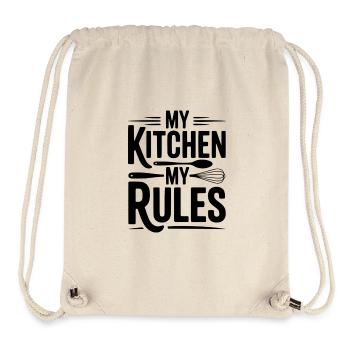 My Kitchen My Rules - Stanley/Stella Recycled Gym Bag - natural - Front