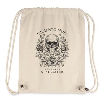 Memento Mori Roses - Sac à cordon recyclé Stanley/Stella - blanc naturel - Devant