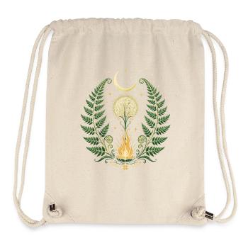 Kupala-Farnblume - Stanley/Stella recycelter Gym Bag - Naturweiß - Vorne