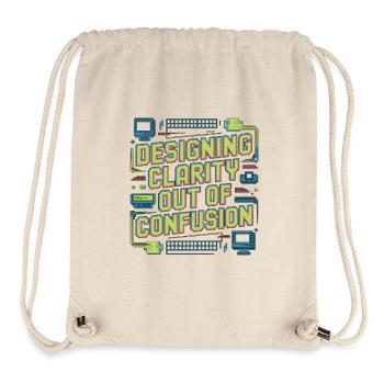 UX/UI Designer Designing Clarity Web Designer - Stanley/Stella Recycled Gym Bag - natural - Front