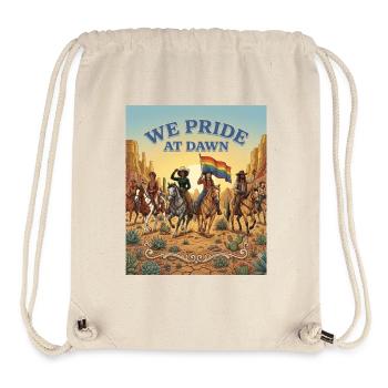 Dawn Pride Riders - Stanley/Stella Recycled Gym Bag - natural - Front