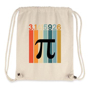 Pi Day Math Numbers - Stanley/Stella Recycled Gym Bag - natural - Front