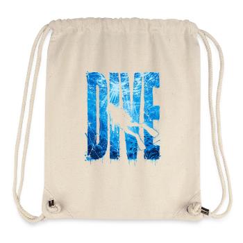Underwater Diver Silhouette Blue - Stanley/Stella Recycled Gym Bag - natural - Front
