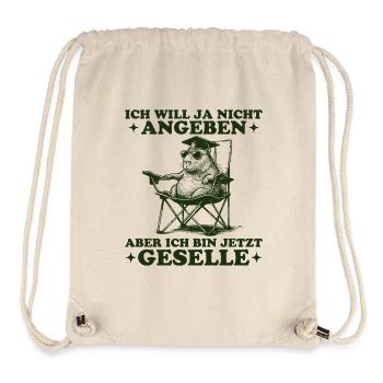Bestandene Ausbildung Nicht Angeben Geselle - Stanley/Stella recycelter Gym Bag - Naturweiß - Vorne