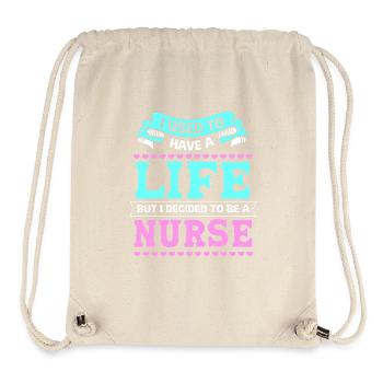 Emergency Nurse - Stanley/Stella Recycled Gym Bag - natural - Front
