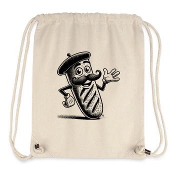Das französische Baguette - Stanley/Stella recycelter Gym Bag - Naturweiß - Vorne
