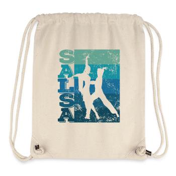 Salsero Und Salsera Salsa-tanzfestival - Stanley/Stella recycelter Gym Bag - Naturweiß - Vorne