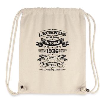 88th Birthday Original October 1936 Born 1936 - Stanley/Stella Recycled Gym Bag - natural - Front