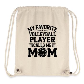 Volleyball Spruch Lustiges Volleyball Geschenk - Stanley/Stella recycelter Gym Bag - Naturweiß - Vorne