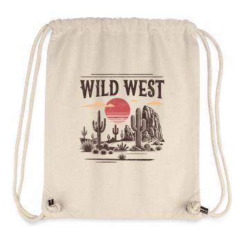 Wilder Westen - Stanley/Stella recycelter Gym Bag - Naturweiß - Vorne