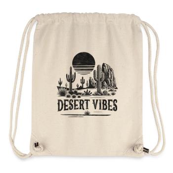 Wüsten-Vibes - Stanley/Stella recycelter Gym Bag - Naturweiß - Vorne