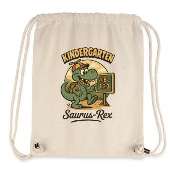 Nursery Saurus Rex Dinosaur Lover - Stanley/Stella Recycled Gym Bag - natural - Front
