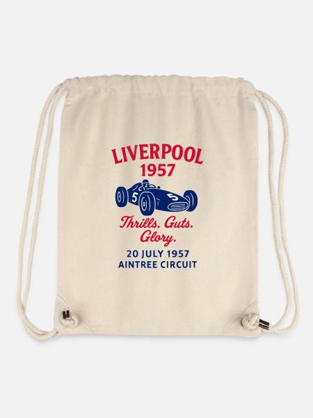 Liverpool 1957 UK Racing Cult - Stanley/Stella Recycled Gym Bag - natural