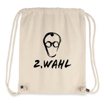 Merz - 2. Wahl Kanzler - nein zu Merz - Stanley/Stella recycelter Gym Bag - Naturweiß - Vorne