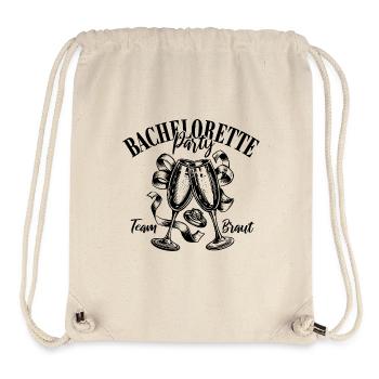 Bachelorette Party - Team Braut - Name eintragen - Stanley/Stella recycelter Gym Bag - Naturweiß - Vorne