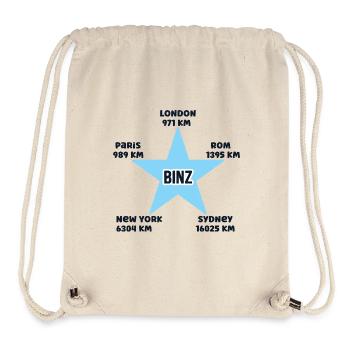 Binz Urlaub Insel Rügen Ostsee Outfit - Stanley/Stella recycelter Gym Bag - Naturweiß - Vorne