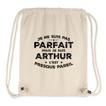 Arthur A First Name, An Attitude Humor Arthur - Stanley/Stella Recycled Gym Bag - natural - Front