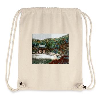Temple in the Forest - Stanley/Stella Recycled Gym Bag - natural - Front