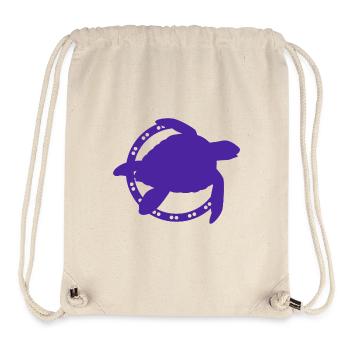 Turtle / Reptile - Reptile - Stanley/Stella Recycled Gym Bag - natural - Front